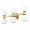 Z-Lite Artemis Vanity, 6-Light, 6.5 In.W x 25 In.L x 10.75 In.H, Modern Gold/Matte Opal 494-6V-MGLD - alternate 7